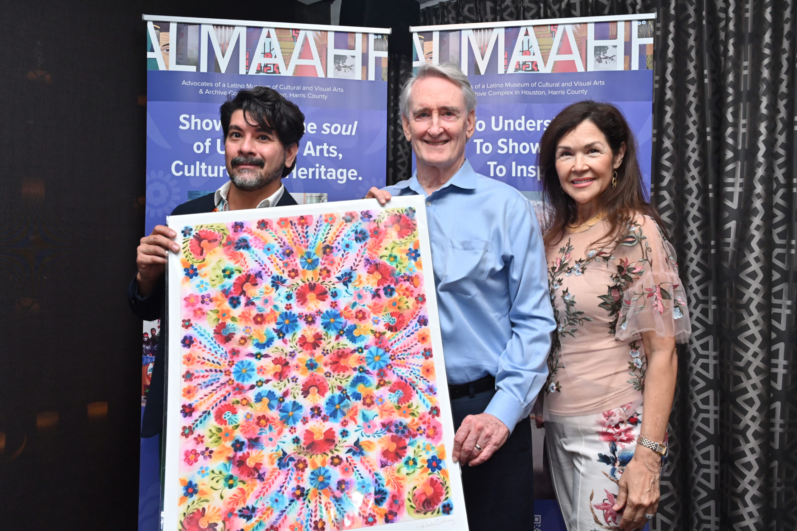 Madrinas y Padrinos campaign event with ALMAAHH supporters and patrons